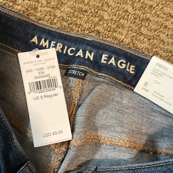 American Eagle Flare Jeans, size 8 - Picture 4 of 4
